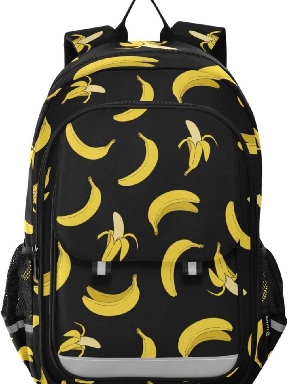 Stylish Yellow Lightweight Backpack for School, Travel & Laptops with Reflective